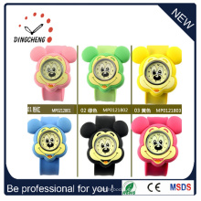 Cute Animal en forma de cartón silicona Slap Watch / Fashion Carton Slap Watch con Silicona Wristband Watch (DC-687)